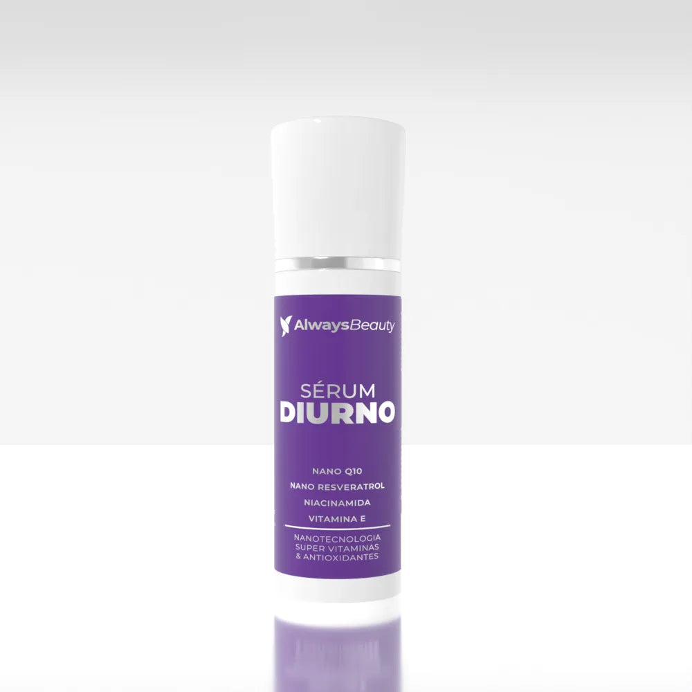 Sérum Diurno Antioxidante com Nano Q10, Niacinamida, Resveratrol 30ml