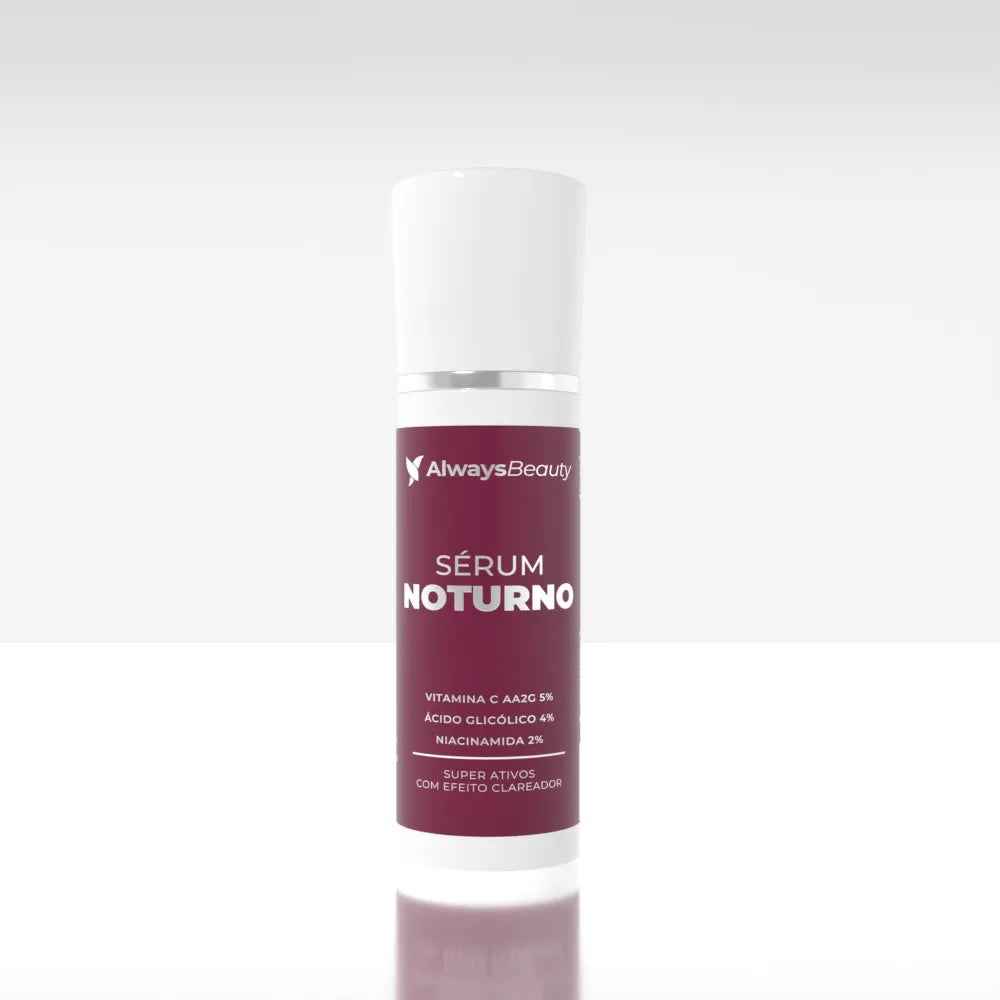Sérum Noturno 3 em 1 (Ácido Glicólico, Niacinamida e Vit C) 30ml