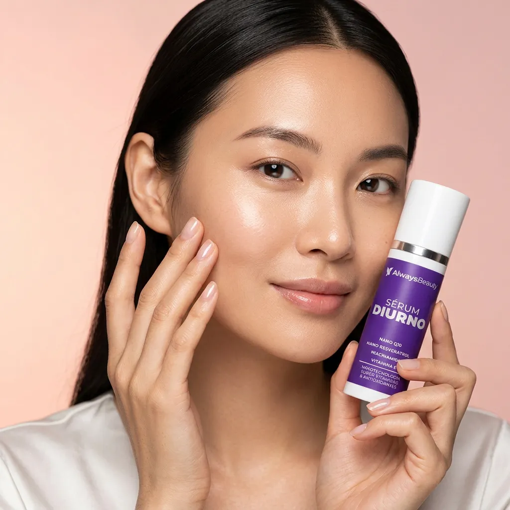 Pessoa usando produtos Always Beauty